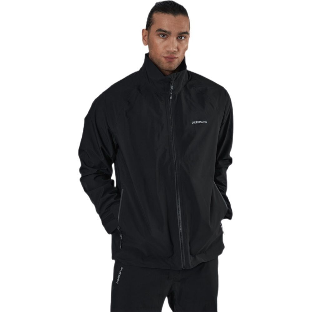 DIDRIKSONS windbreaker rain water proof jacket COLIN JACKET 2 BLACK